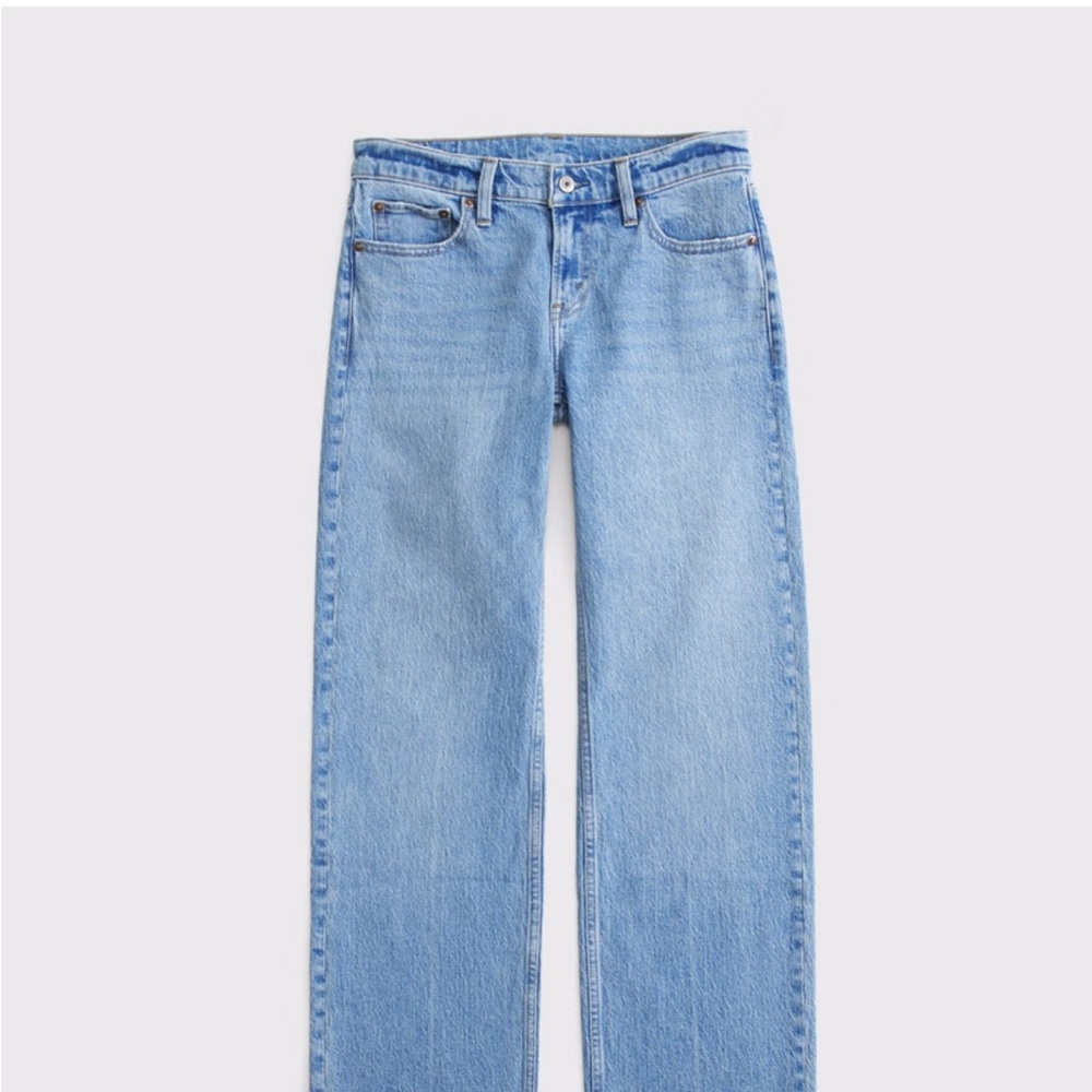 Abercrombie & Fitch Curve Love Low Rise 90s Relaxed Jean